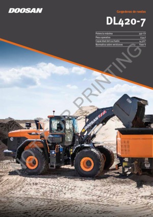 Колісні навантажувачі Doosan DL420-7