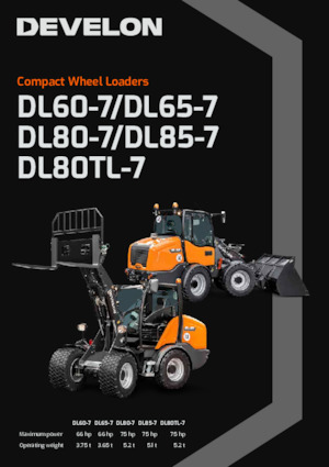 Колісні навантажувачі Develon DL80TL-7