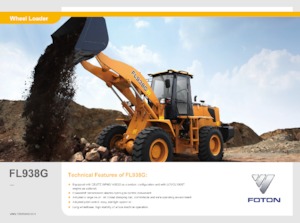 Колісні навантажувачі Foton Lovol FL938H