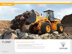 Колісні навантажувачі Foton Lovol FL956F-II