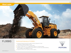 Колісні навантажувачі Foton Lovol FL958G-II