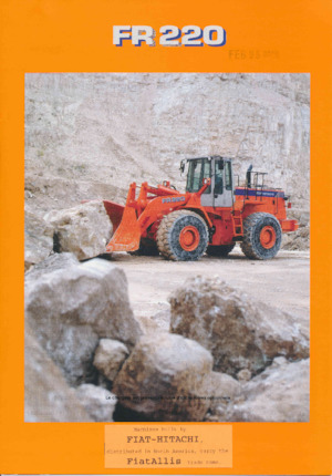 Колісні навантажувачі Fiat-Hitachi FR 220