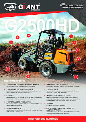 Колісні навантажувачі Giant G2500 X-tra HD
