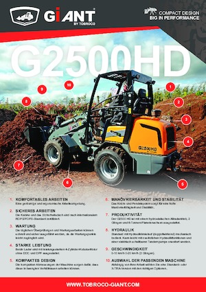Колісні навантажувачі Giant G2500 X-tra HD