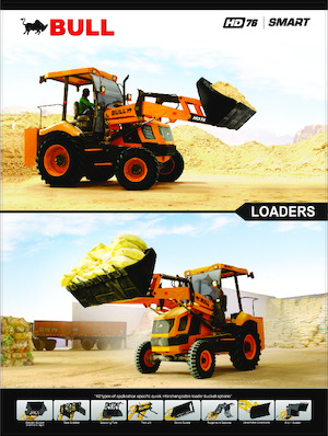 Колісні навантажувачі Bull HD76