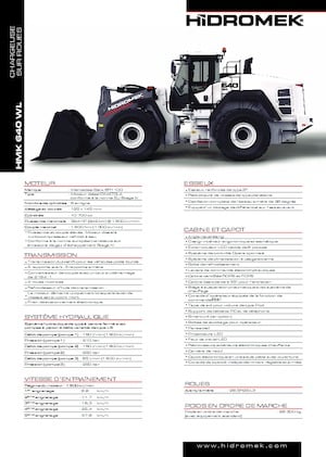 Колісні навантажувачі Hidromek HMK 640 WL