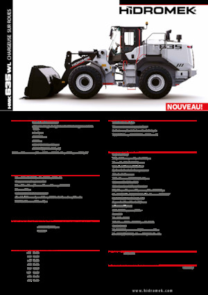 Колісні навантажувачі Hidromek HMK 635 WL