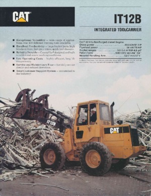 Колісні навантажувачі Caterpillar IT 12 B