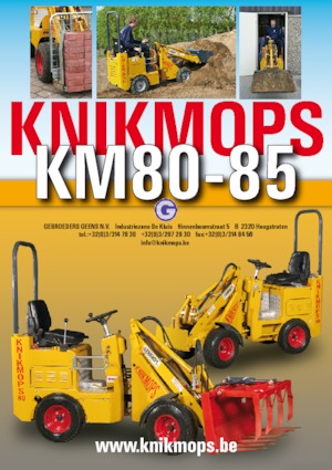 Колісні навантажувачі Gebr. Geens KM80