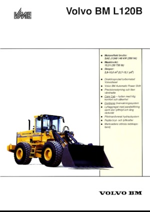 Колісні навантажувачі Volvo L 120 B