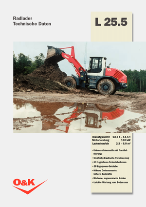 Колісні навантажувачі O&K L 25.5