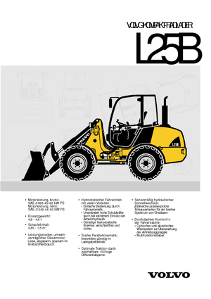 Колісні навантажувачі Volvo L25B