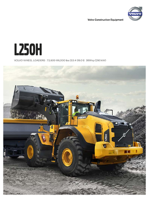 Колісні навантажувачі Volvo L250H