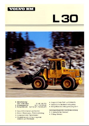 Колісні навантажувачі Volvo L 30