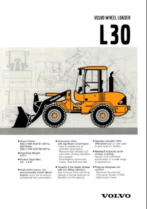 Колісні навантажувачі Volvo L 30