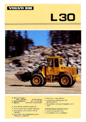 Колісні навантажувачі Volvo L 30