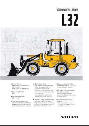 Колісні навантажувачі Volvo L 32
