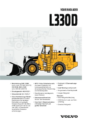 Колісні навантажувачі Volvo L 330 D-LB