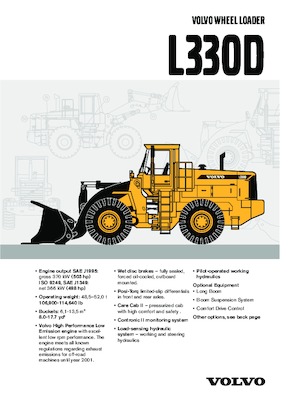 Колісні навантажувачі Volvo L 330 D-LB