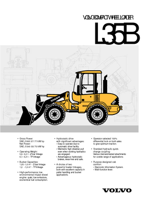 Колісні навантажувачі Volvo L35B ZS Pro
