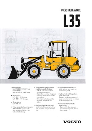 Колісні навантажувачі Volvo L 35