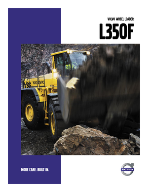 Колісні навантажувачі Volvo L350F