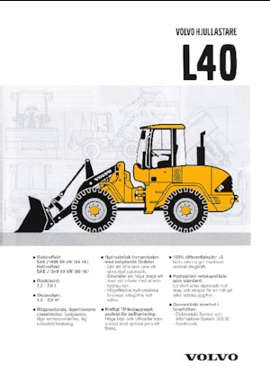 Колісні навантажувачі Volvo L 40