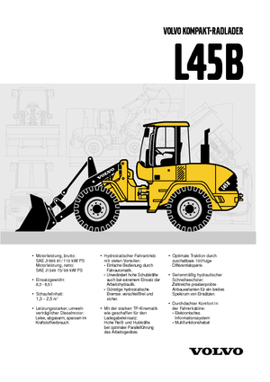 Колісні навантажувачі Volvo L 45 BTP