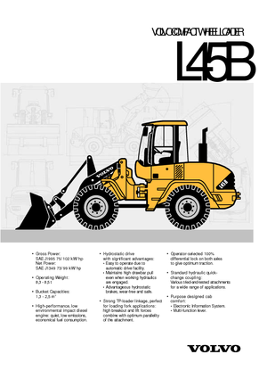 Колісні навантажувачі Volvo L 45 BTP