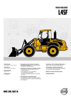Колісні навантажувачі Volvo L45F