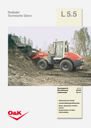 Колісні навантажувачі O&K L 5.5