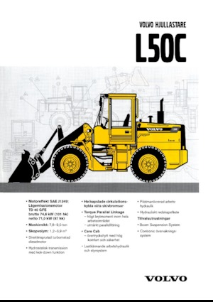 Колісні навантажувачі Volvo L 50 C