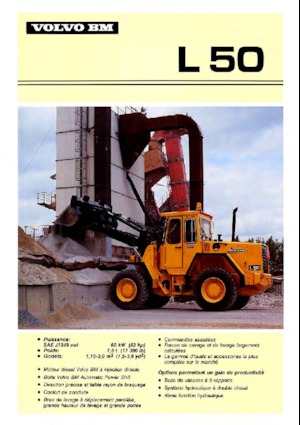 Колісні навантажувачі Volvo L 50