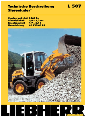 Колісні навантажувачі Liebherr L 507 P-Stereo
