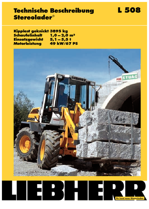 Колісні навантажувачі Liebherr L 508 P-Stereo