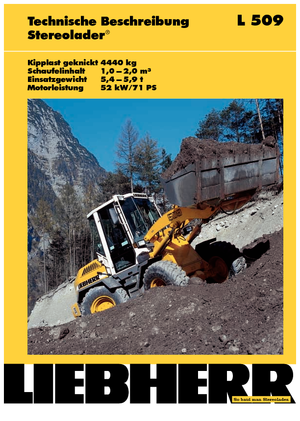 Колісні навантажувачі Liebherr L 508 Z-Stereo