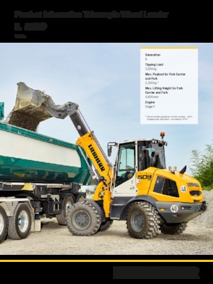 Колісні навантажувачі Liebherr L 509 Tele