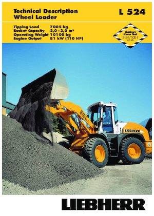 Колісні навантажувачі Liebherr L 524