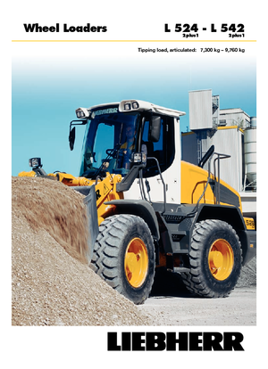 Колісні навантажувачі Liebherr L 524 P 2 plus 1