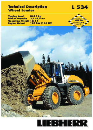 Колісні навантажувачі Liebherr L 534