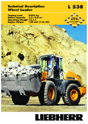 Колісні навантажувачі Liebherr L 538