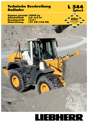 Колісні навантажувачі Liebherr L 544