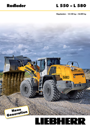 Колісні навантажувачі Liebherr L 550
