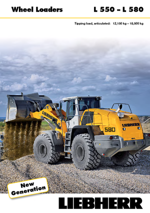 Колісні навантажувачі Liebherr L 550