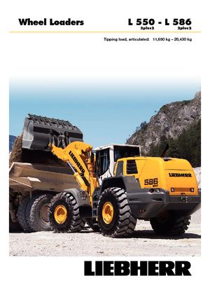 Колісні навантажувачі Liebherr L 566