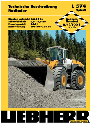 Колісні навантажувачі Liebherr L 574