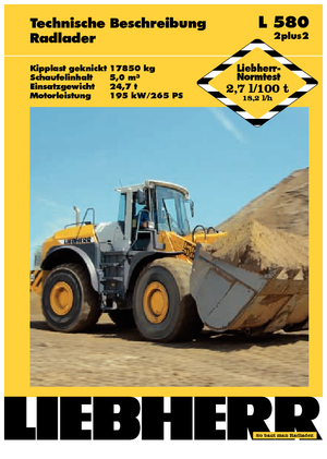 Колісні навантажувачі Liebherr L 580