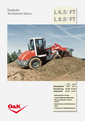 Колісні навантажувачі O&K L 8.5 FT