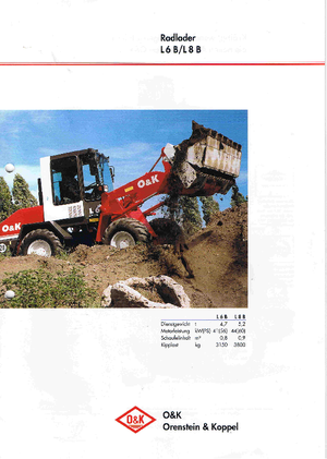 Колісні навантажувачі O&K L 8 B
