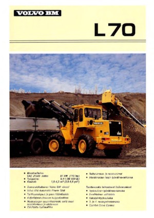 Колісні навантажувачі Volvo L 70